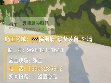 伊犁 迷彩漆喷涂价格（按平方米计费）