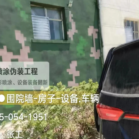 伊犁数码迷彩漆施工